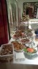 Buffettisch mit einigen Appetizern